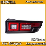 Car Accessories for Land Rover Evoque Taillight 2012-2018 Evoque Tail Lights Rear DRL Fog Brake Turn