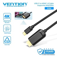 Vention Type C Usb 3.1 to HDMI Male Converter Mac android window cable - CGU Abs, 1m HM