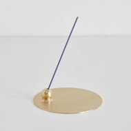 Brass Incense Holder for Sticks Round, Modern Incense Burner Holder