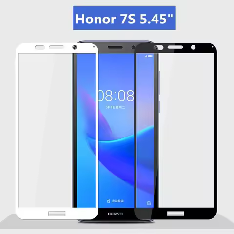 3D Tempered Glass For Huawei Honor 7S Full Cover 9H Protective film Screen Protector For DUA-L22 DUA