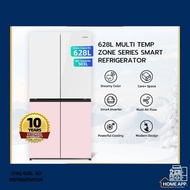 CHiQ 628L No-frost Multi Temp Zone Inverter Powerful Cooling Cross door Refrigerator CCD628NG-GBP