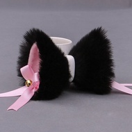 立體鈴鐺貓耳朵造型髮夾髮飾Lolita二次元Cosplay獸耳娘【J1W6040