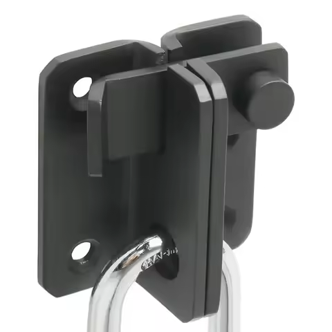 Sliding Barn Door Latch Door Lock Guard Latch Bolt Prong Doors Latch Hardware Double Ball Roller Cat