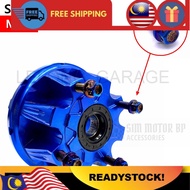 SCREW SPROCKET HUB M8 TITANIUM Y15 LC-135 Y15ZR Y125 LC135-5S SKRU SPOCKET GANTANG RCB RKM DID AJI K