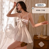 Jiuli Qingchuan Sexy Lingerie Set qqny Perspective Sexy Ladies cos Seasoning ins Style Pajamas LE3G