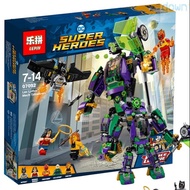 Lego DC Super Heroes 76097 Lepin 07092 Lex Luthor Mech Takedown Puzzle Killing robots of Lex Luthor 455 blocks