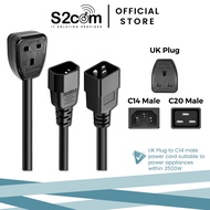 UPS IEC-320-C14 / C20 To UK Malaysia 13A Socket Power