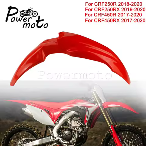 2017-2020 Enduro Racing Front Fender Dirt Bike Motocross Mudguard For Honda CRF250R CRF450R CRF250RX
