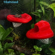 AHMED 2PCS Jumping Spider Mushroom-shaped Platform, 3D Printed Plastic Reptiles Avoid Caves, Spider 
