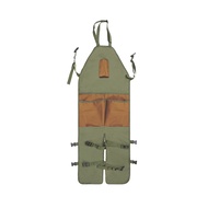 Garden Apron Multiple Pockets Stain Resistance Adjustable Straps Dust-proof Outdoor Split Leg Garden