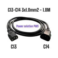 Power Server Cable Apc C13-C14 Power Cable 3x1mm 1.8M 3 Meters [Model AP9870] C13 to C14 3x 1mm CPU 