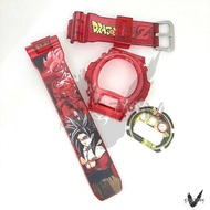 (Vcustom) DW-6900 CUSTOM PRINTING " DragonballZ GOKU " BAND AND BEZEL STRAP