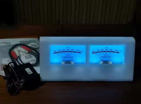A-1178 UV Meter High-Precision Audio Level DB Meter Finished VU Meter DB Panel Display 2-way Amplifi