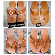 Grosir sandal sendal kulit wanita cewek /Murah berkualitas /Model JepitTrendy Flat kasual slide/prod