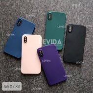 iphone X iphone Xs iphone Xr iphone Xs Max Softcase Macaron Lens Protect Camera Square Case iphone X
