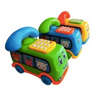 [ISTY] 857 TOY PHONE CAR BUS SOUND MUSIC LIGHTS SINGING BOYS BOYS CHEAP NEWEST