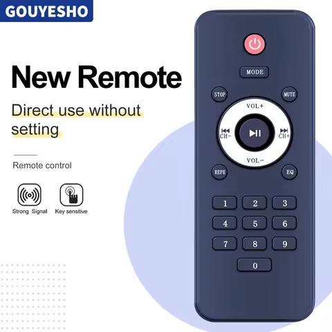 New Remote Control for PRORECK Club 3000 PARTY 12 PARTY12 Portable powered PA DJ SPEAKER