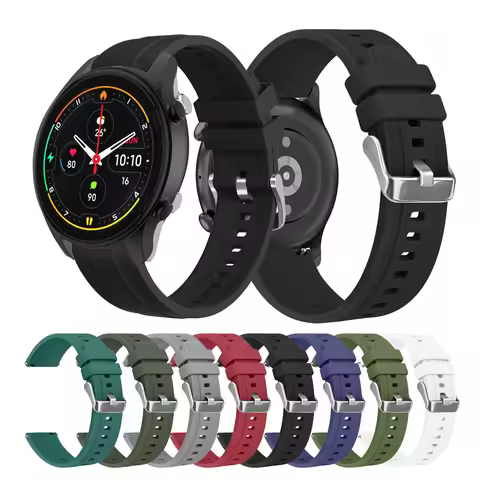 22mm Silicone Band For Xiaomi Watch S4 S3 S2 S1 Pro/2 Pro/Color 2/Sport Strap Sport Bracelet For Red