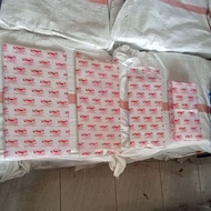 Clear plastic pp 03 mm size 12x25 1/ 2 kg, 15x27 1 kg, 18x35 1.5 kg, 20x35 2 kg weight 2.5 ounces