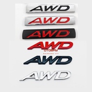 Personalized metal AWD logo sticker for Mazda cars