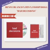 Micro Music/U.s. Imported BENNY BLANCO X BTS X SNOOP DOGG "BAD DECISIONS"