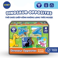 Trò chơi trí tuệ Dinosaur Opposites - Orchard Toys giúp trẻ phát triển ngôn ngữ và khả năng ghi nhớ