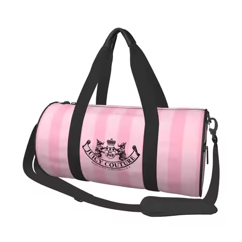 J-Juicy-C-Couture Women Men Round Large Capacity Travel Duffel Bag Carry On Luggage Bag Men Tote Lar