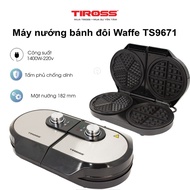 Waffe Tiross TS9671 CS1400W double toaster,