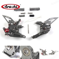 Arashi For DUCATI 959 Panigale 2016 - 2017 CNC Rider Adjustable Footrest Foot Pegs Rearset Foot Rest