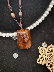 海絮柳葉。海柳黑珊瑚墜