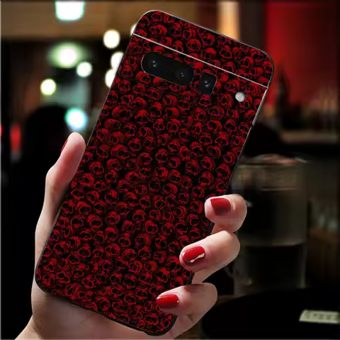 Phone Case For Google Pixel 10 9 Pro XL 9A 8 7 6 Pro Pixel 8A 7A 6A Pixel 8 7 6 5 Skull Case