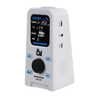 Electronic Metronome Bluetooth Speaker Rechargeable LCD Screen Vocal Metronome for Piano Guitar Drum