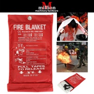 millionhardware - 1.0,x1.0m , 1.2mx1.2m , 1.2mx1.8m , 1.8mx1.8m Fire Blanket Fiberglass Fire Flame R