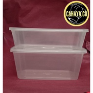 Rectangular Container With Lid A650/A1000 (10pcs) Disposable PP Plastic