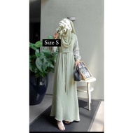 Alma dress Leaf Mint size S by Evolvere_id