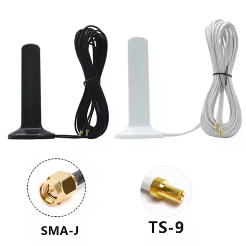 GSM 4G 5G Antenna Signal Amplifier Outdoor 600-6000MHz 30dBi Omni Magnetic Sucker Antenna SMA Male T