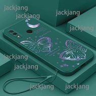 Casing Huawei NOVA 3i nova3 P SMART PLUS Cute Animal Series Purple Butterfly Tpu Soft Case PHONE CASE