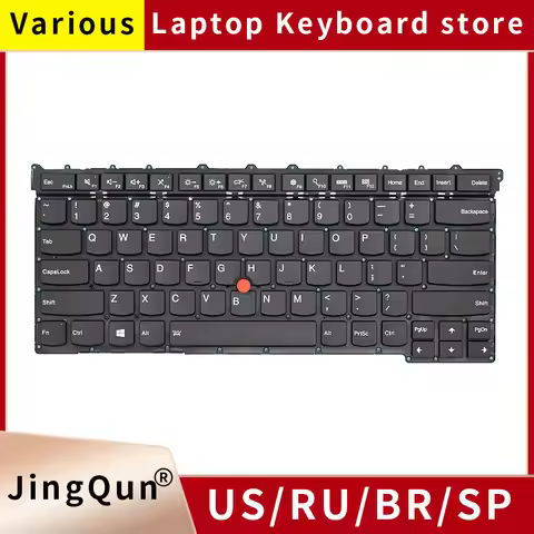 Laptop Keyboard For Lenovo For IBM X1 Carbon Gen 3 3rd 2015 US English Replacement Keyboards with Ba