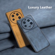 Xiaomi 13 Ultra 2023 Leather Texture Phone Case Sheepskin Leather Phone Case For Xiaomi 13 13Ultra  Xiaomi13Ultra Xiaomi13 Ultra 5G 2023 4G 5G Lens Protection Fashion Back Cover