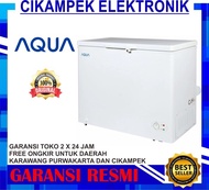 Chest Freezer AQUA AQF-200W / Freezer Box AQUA AQF 200 W 200 Liter
