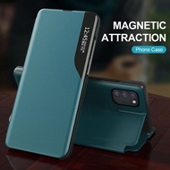 SAMSUNG GALAXY S21/S21 ULTRA/S21 PLUS BRACKET COVER WINDOW SMART VIEW PU LEATHER MAGNETIC FLIP CASE