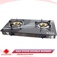 Micromatic Double Burner Gas Stove Glass Top MGS-802（with 1 year warranty）