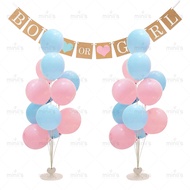 MINIIS Boy Or Girl Gender Reveal Decoration Baby Gender Reveal Balloon Drop Bag Set Party Balloon Ga