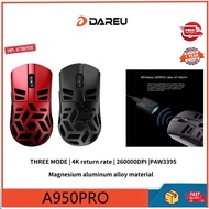 DAREU A950pro magnesium alloy three mode wireless mouse, 4K rate of return, 26000DPI is suitable for