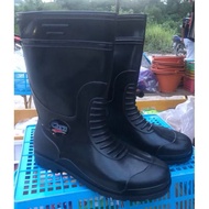 Goco 968bk rainboot/ Kasut Getah Safety Rubber Shoe Anti Slip Boot Pasar Kebun Garden industri kolam