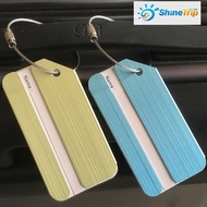 Aluminum Alloy Luggage Tag Boarding Pass Creative Airplane Luggage Tag Luggage Tag Travel Luggage Ta