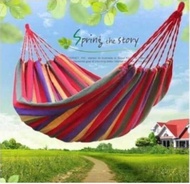C73 Portable Cotton Rope Outdoor Hammock