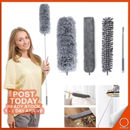 NO DEAD ANGLE 4 In 1 Microfiber Duster 280cm Long Handle Ceiling Fan Wall Corner Cleaner House Cleaning Tool Bulu Ayam