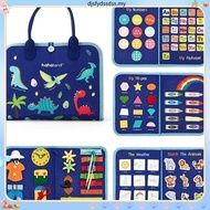 Montessori Busy Board Toddlers Travel Toy Preschool Learning Educational Sensory Toy for 1-6 Year Ol