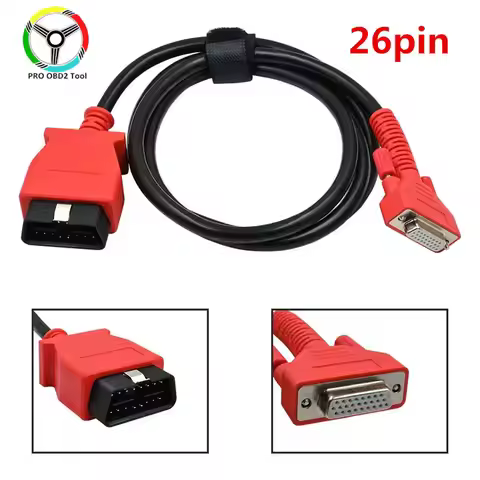 Main Test Cable 26pin for Autel Maxisys MS906/908/905/808 15Pin OBD2 Extension MS908 PRO Maxisys Eli